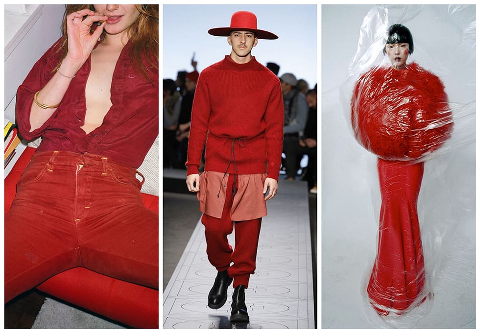 red total look trend