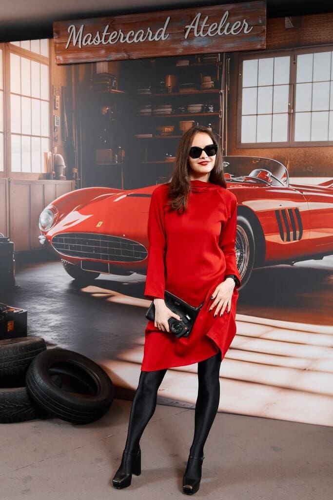 Ferrari inspired fashion look
